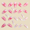 12 Sizes-24 Pcs Press On Nails Y1985