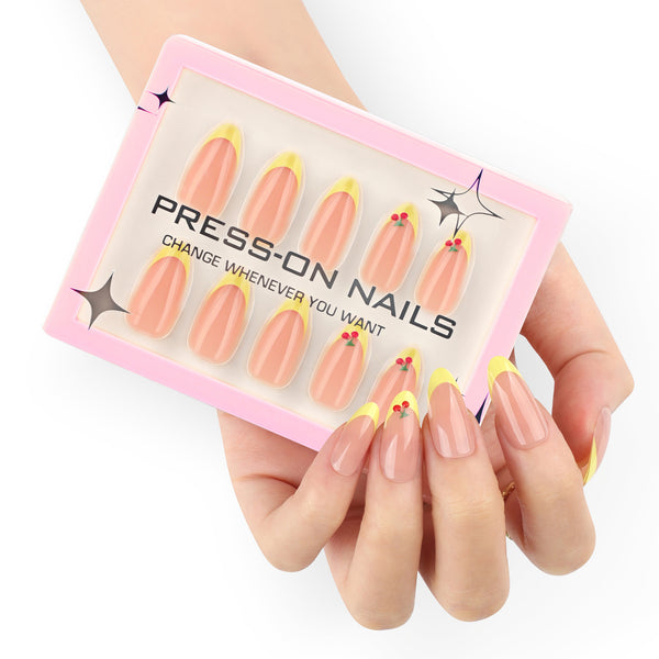 Glamhalo Premiere 30pcs Press On Nails – Eco-Friendly Perfect Fit - GD68