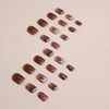 12 Sizes-24 Pcs Press On Nails R809