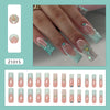 12 Sizes-24 Pcs Press On Nails Z1015