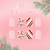 12 Sizes-24 Pcs Press On Nails C1290