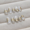 30 Pcs Press On Nails W1735