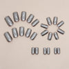 12 Sizes-24 Pcs Press On Nails W1195
