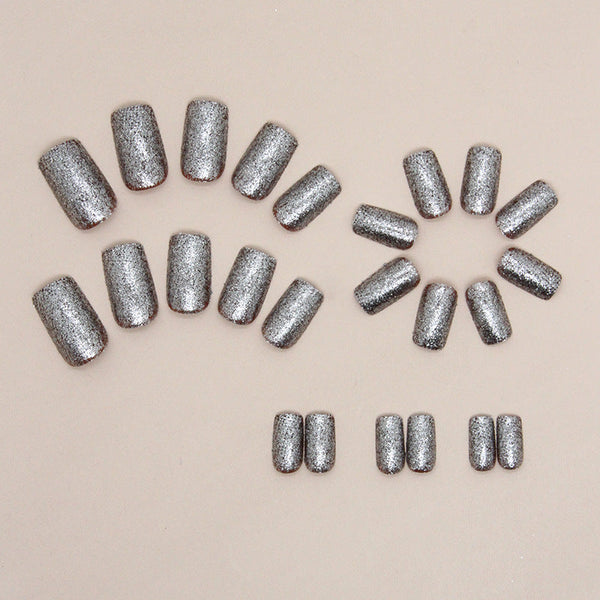 12 Sizes-24 Pcs Press On Nails W1195