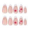 12 Sizes-24 Pcs Press On Nails JP3569
