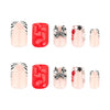 12 Sizes-24 Pcs Press On Nails JP3653