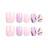 12 Sizes-24 Pcs Press On Nails JP2907