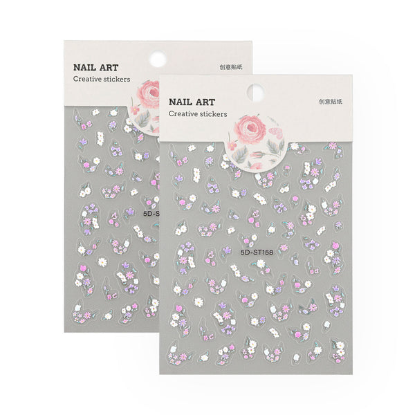 5D Nail Art Sticker 5DST158