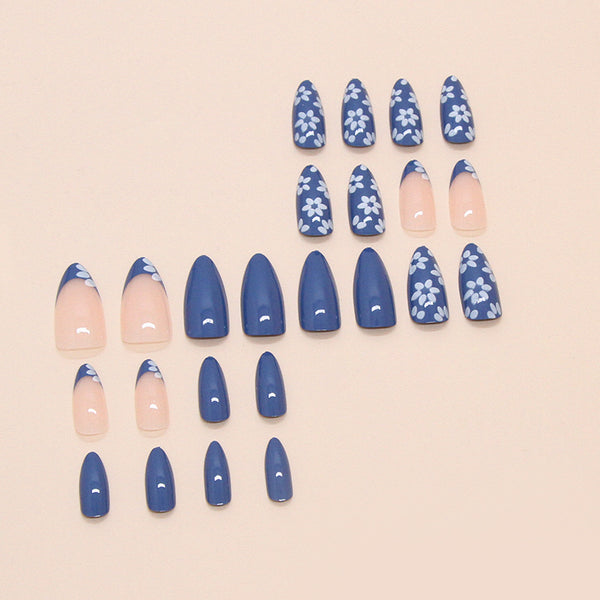 12 Sizes-24 Pcs Press On Nails W1766