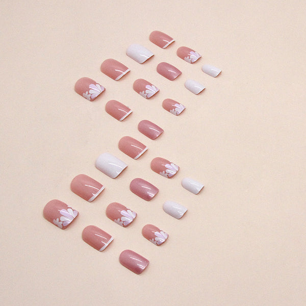 12 Sizes-24 Pcs Press On Nails W1258