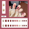 12 Sizes-24 Pcs Press On Nails Z041