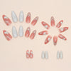 12 Sizes-24 Pcs Press On Nails W473