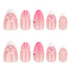12 Sizes-24 Pcs Press On Nails JP4365