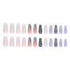 12 Sizes-24 Pcs Press On Nails W1752