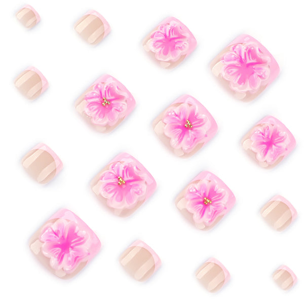 12 Sizes-24 Pcs Press On Nails JP3814