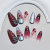 12 Sizes-24 Pcs Press On Nails Z1108