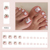 12 Sizes-24 Pcs Press On Nails F055