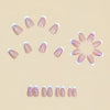 12 Sizes-24 Pcs Press On Nails Y876