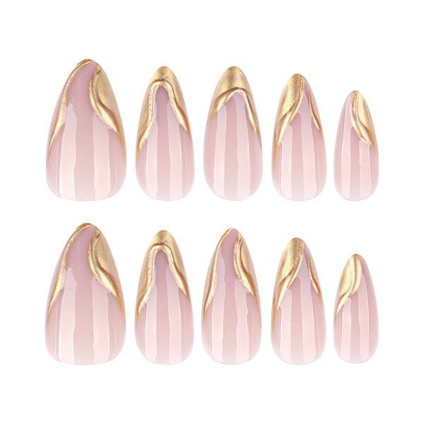 12 Sizes-24 Pcs Press On Nails JP3877