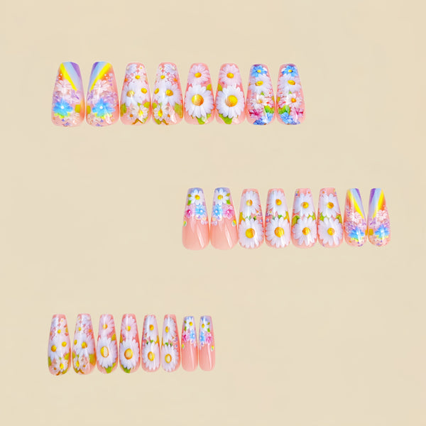 12 Sizes-24 Pcs Press On Nails Y995