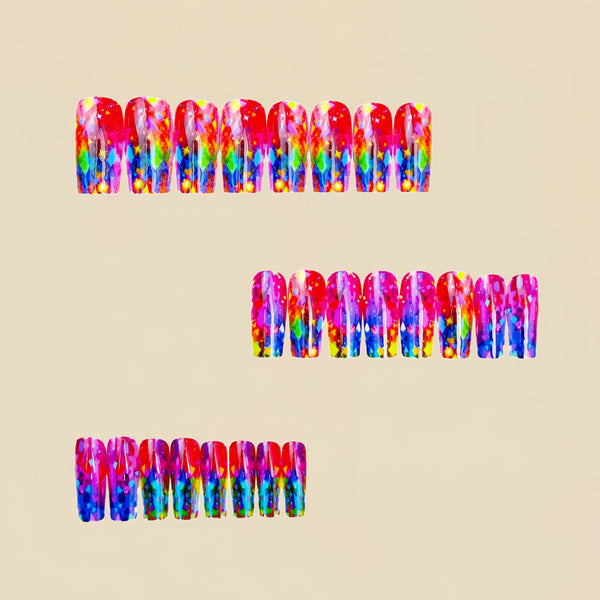 12 Sizes-24 Pcs Press On Nails Y1877
