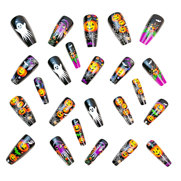 12 Sizes-24 Pcs Press On Nails Y891