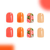 12 Sizes-24 Pcs Press On Nails C603