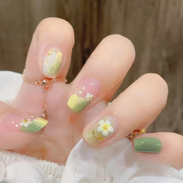 12 Sizes-24 Pcs Press On Nails Z568