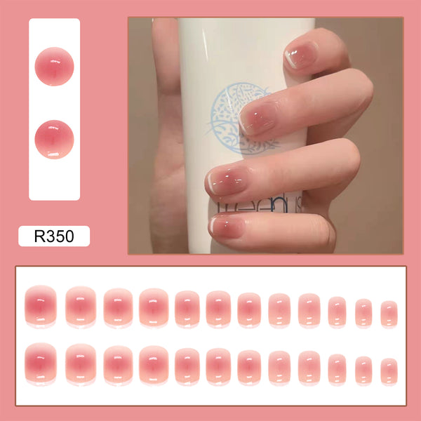 12 Sizes-24 Pcs Press On Nails R350