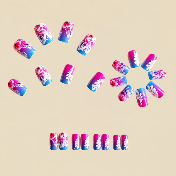 12 Sizes-24 Pcs Press On Nails Y1156