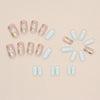 12 Sizes-24 Pcs Press On Nails W600