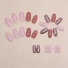 12 Sizes-24 Pcs Press On Nails W1297