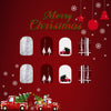 12 Sizes-24 Pcs Press On Nails C695