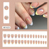 12 Sizes-24 Pcs Press On Nails W1625