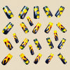 12 Sizes-24 Pcs Press On Nails Y813