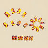 12 Sizes-24 Pcs Press On Nails Y1817