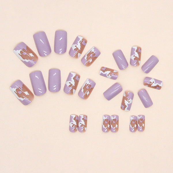 12 Sizes-24 Pcs Press On Nails W935