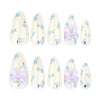 12 Sizes-24 Pcs Press On Nails JP4316