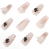 12 Sizes-24 Pcs Press On Nails JP1534