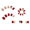12 Sizes-24 Pcs Press On Nails R323