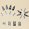 12 Sizes-24 Pcs Press On Nails Y073