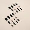 12 Sizes-24 Pcs Press On Nails W1028