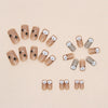 12 Sizes-24 Pcs Press On Nails W773
