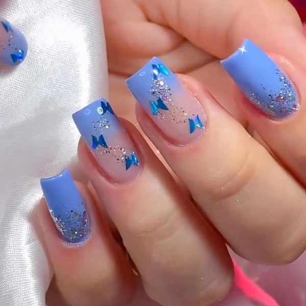 12 Sizes-24 Pcs Press On Nails W504