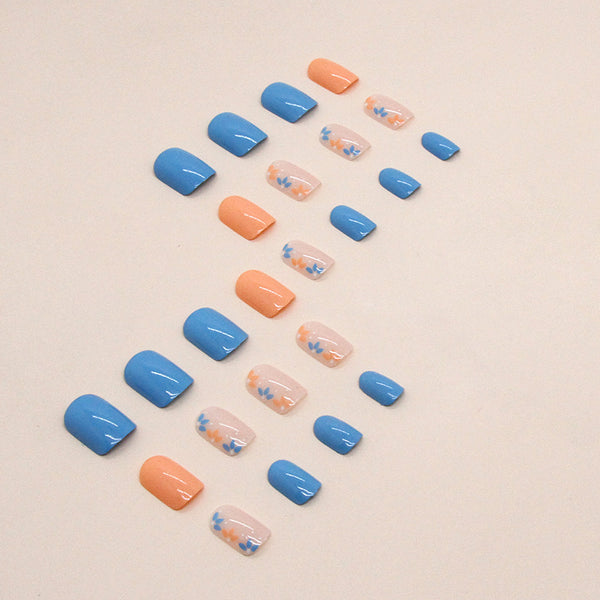12 Sizes-24 Pcs Press On Nails W1124