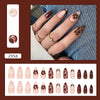 12 Sizes-24 Pcs Press On Nails Z958