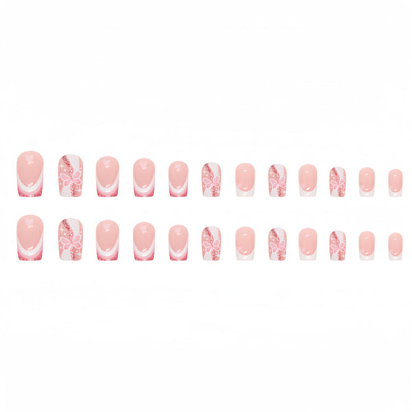 12 Sizes-24 Pcs Press On Nails Y020