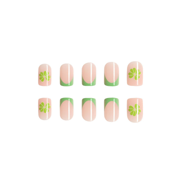 12 Sizes-24 Pcs Press On Nails C301