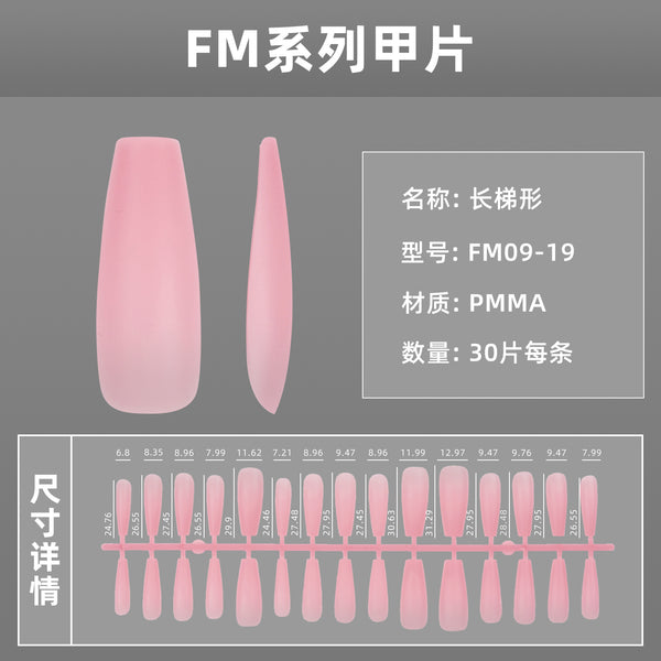 15 Sizes-30 Pcs Press On Nails FM09-01