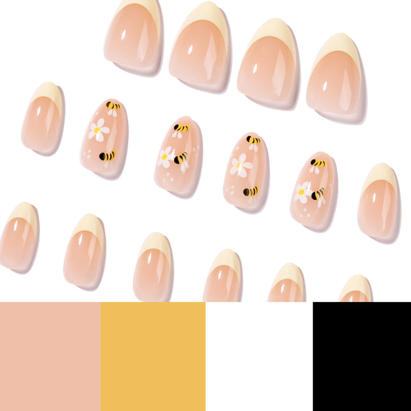 12 Sizes-24 Pcs Press On Nails JP4422
